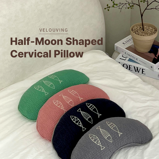 Velouving Half-Moon Cervical Pillow