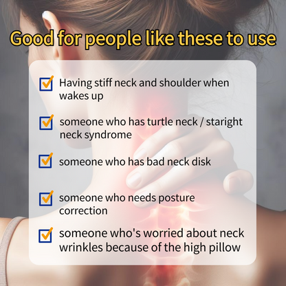 Velouving Cervical Neck Pillow 4colors