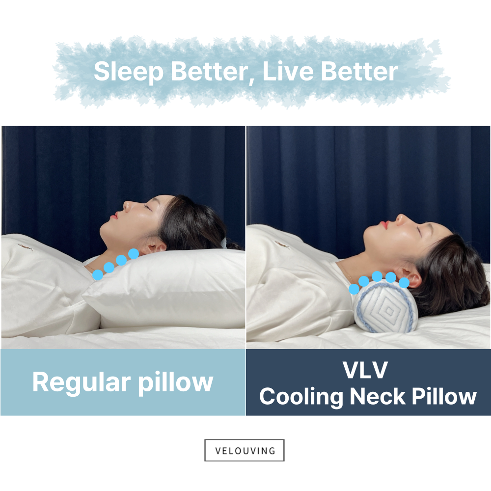 Detachable, washable cover on VELOUVING Cooling Pillow